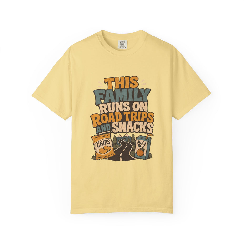 Road Trips and Snacks Family Travel Shirt