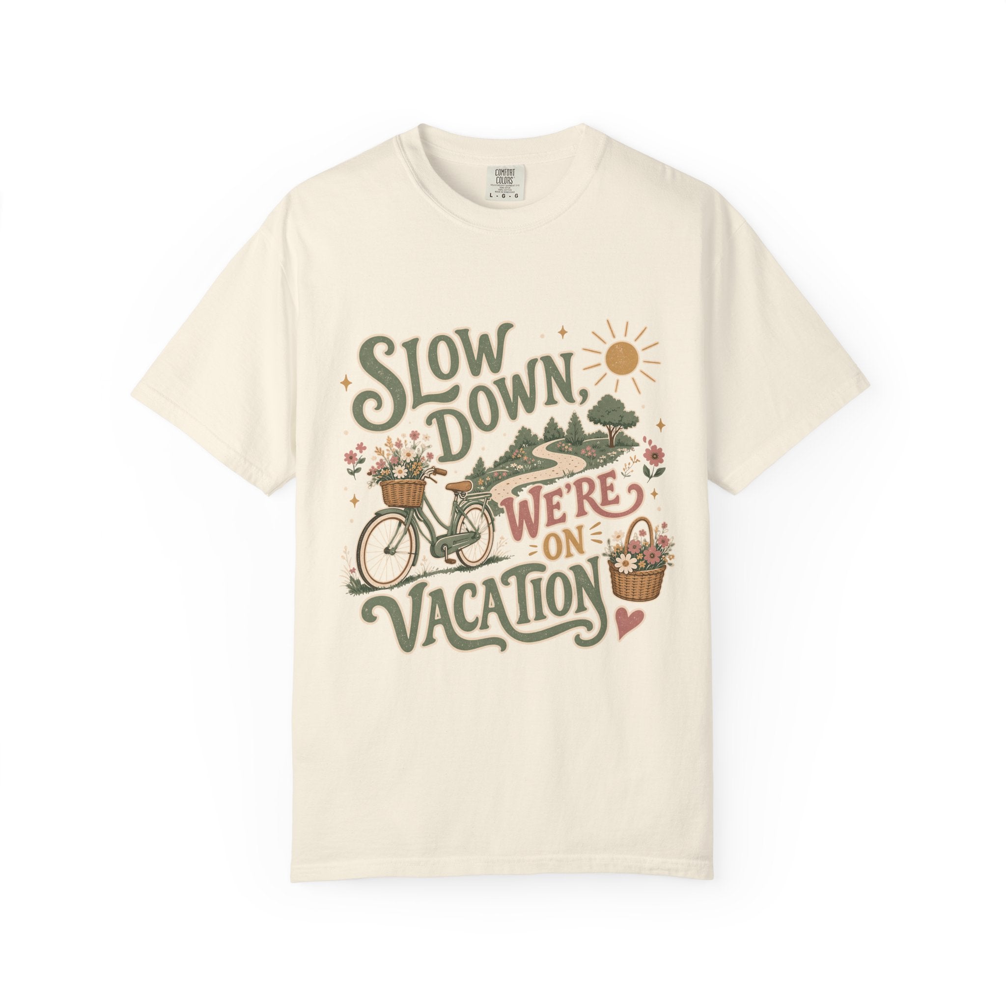 Slow Down We're on Vacation Travel Shirt
