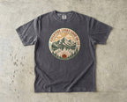 Adventure Looks Good On Us T-Shirt | Comfort Colors Mountain Travel Tee for Family Vacations