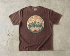 Adventure Looks Good On Us T-Shirt | Comfort Colors Mountain Travel Tee for Family Vacations