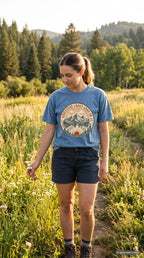 Adventure Looks Good On Us T-Shirt | Comfort Colors Mountain Travel Tee for Family Vacations