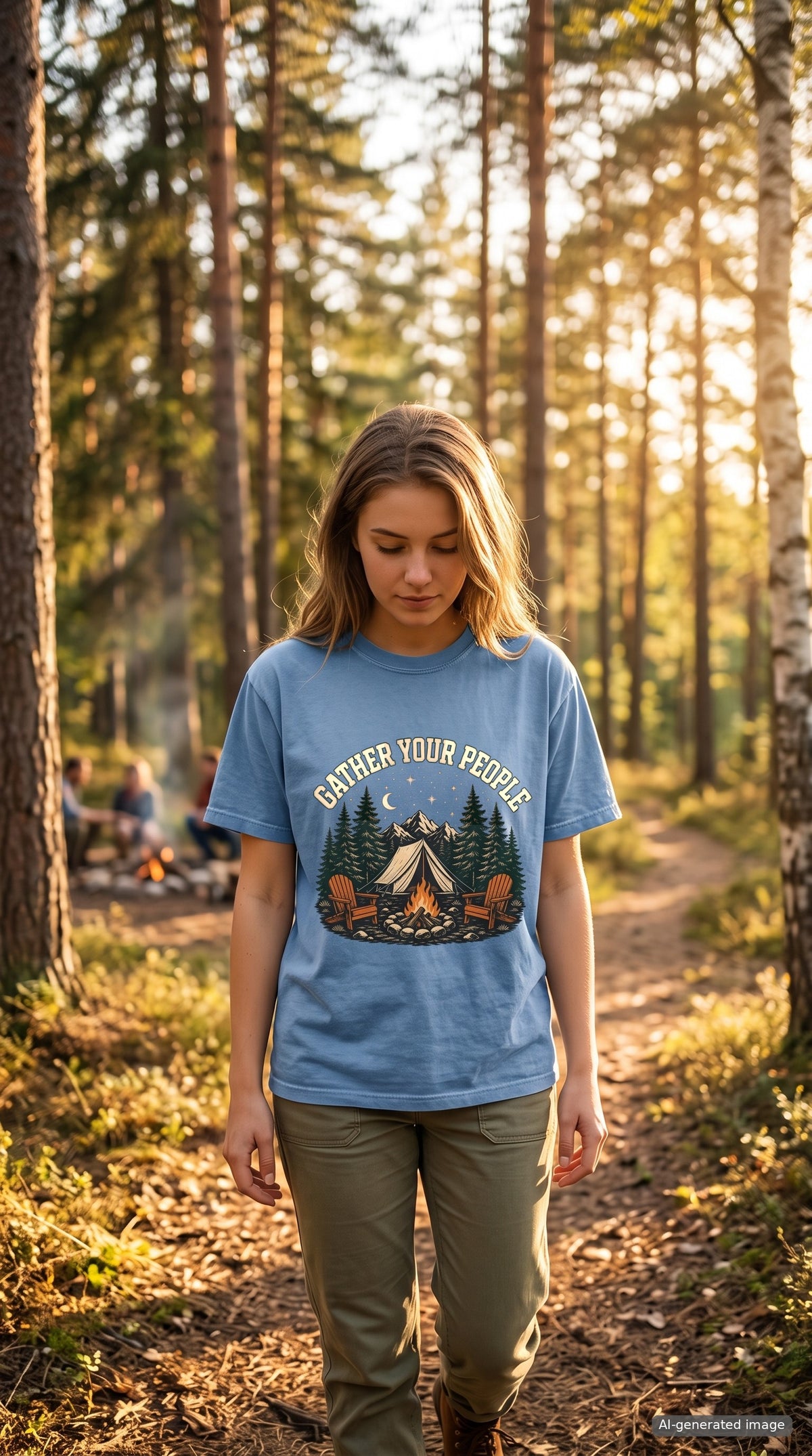 Gather Your People Camping Adventure Shirt
