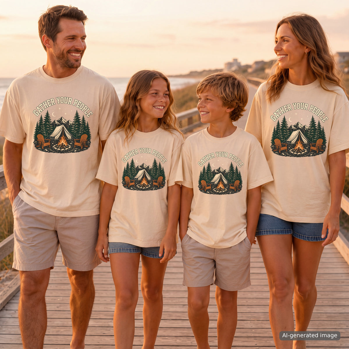 Gather Your People Camping Adventure Shirt