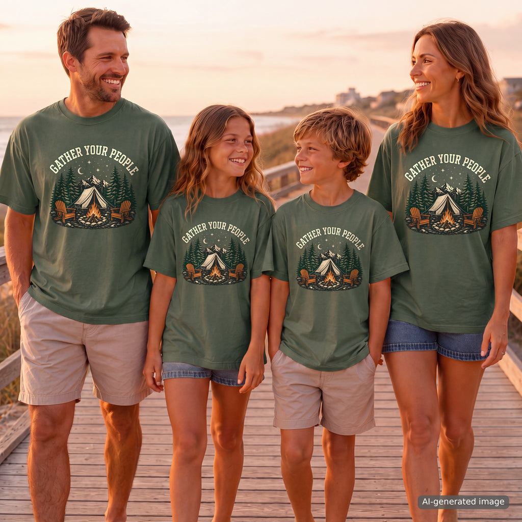 Gather Your People Camping Adventure Shirt