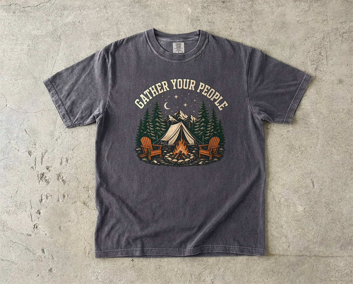 Gather Your People Camping Adventure Shirt