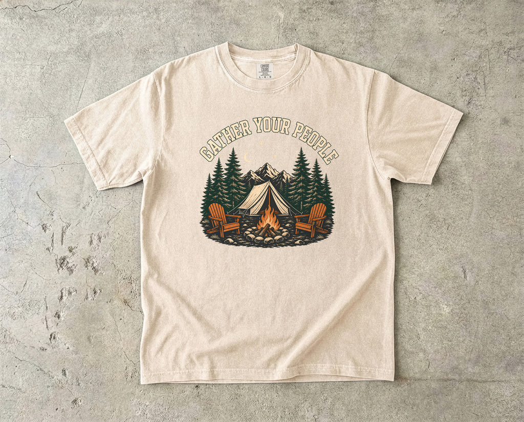 Gather Your People Camping Adventure Shirt