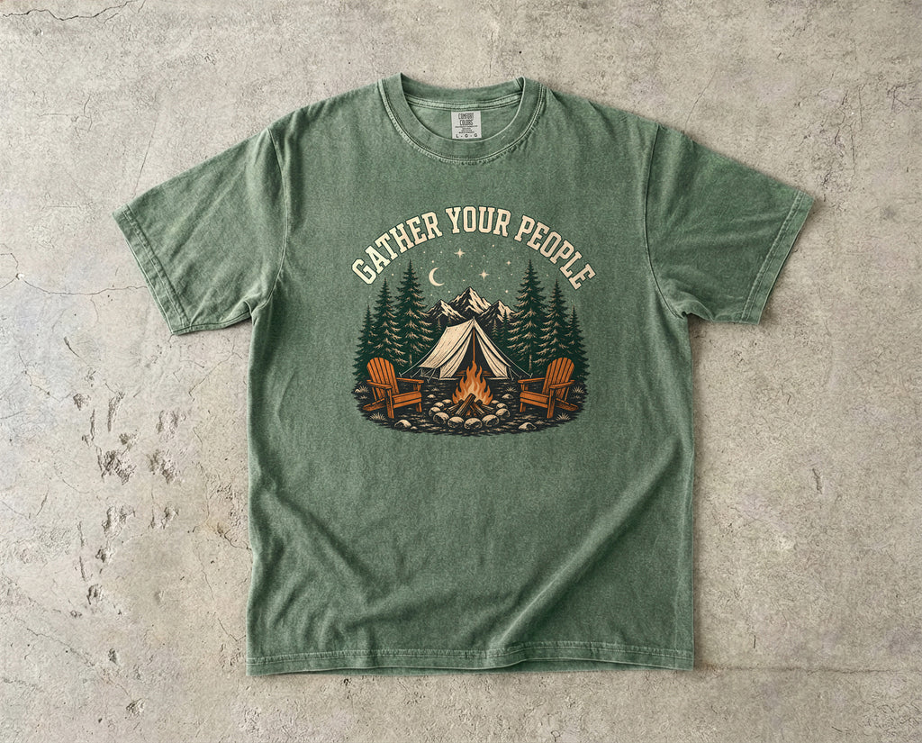 Gather Your People Camping Adventure Shirt