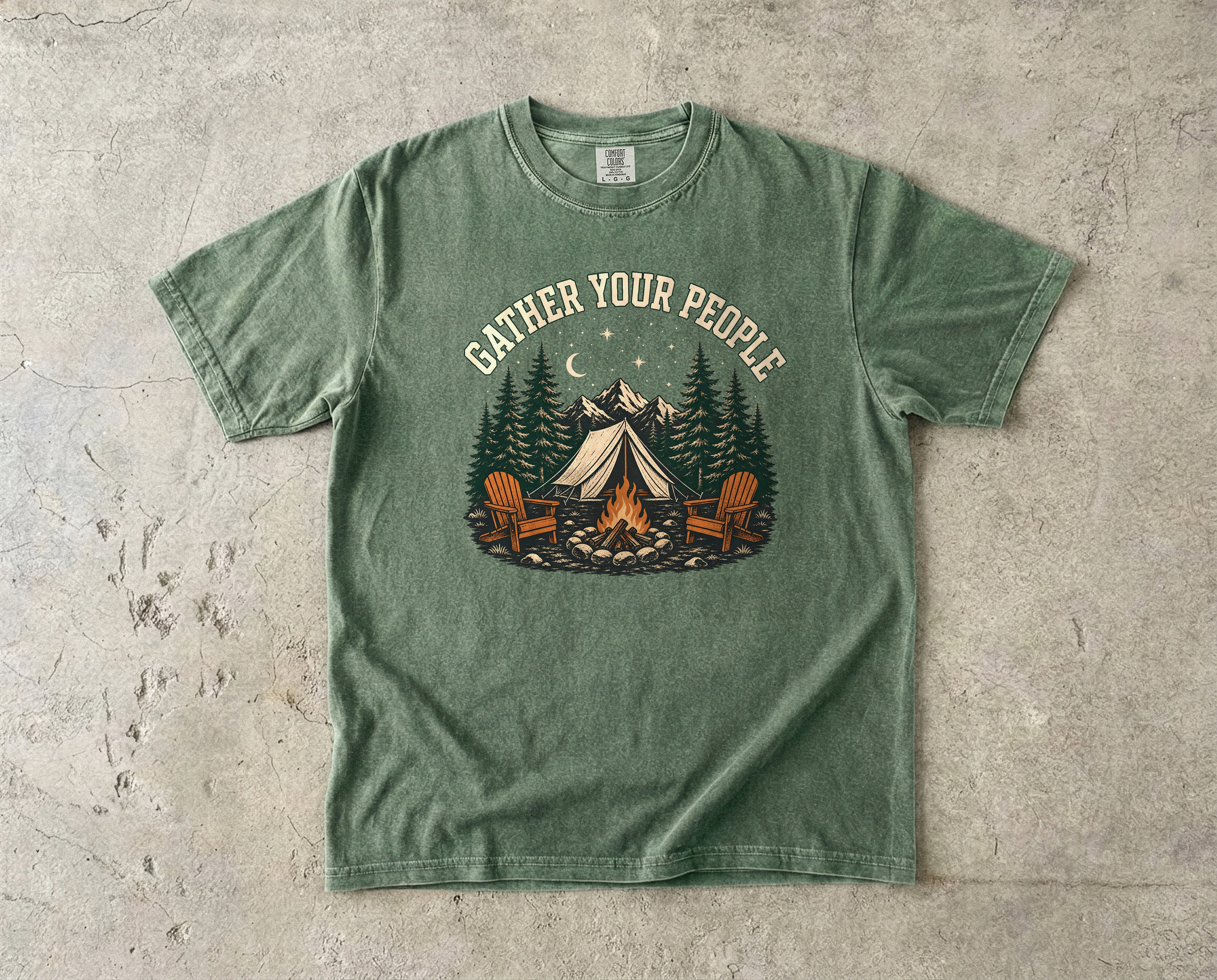 Gather Your People Camping Adventure Shirt