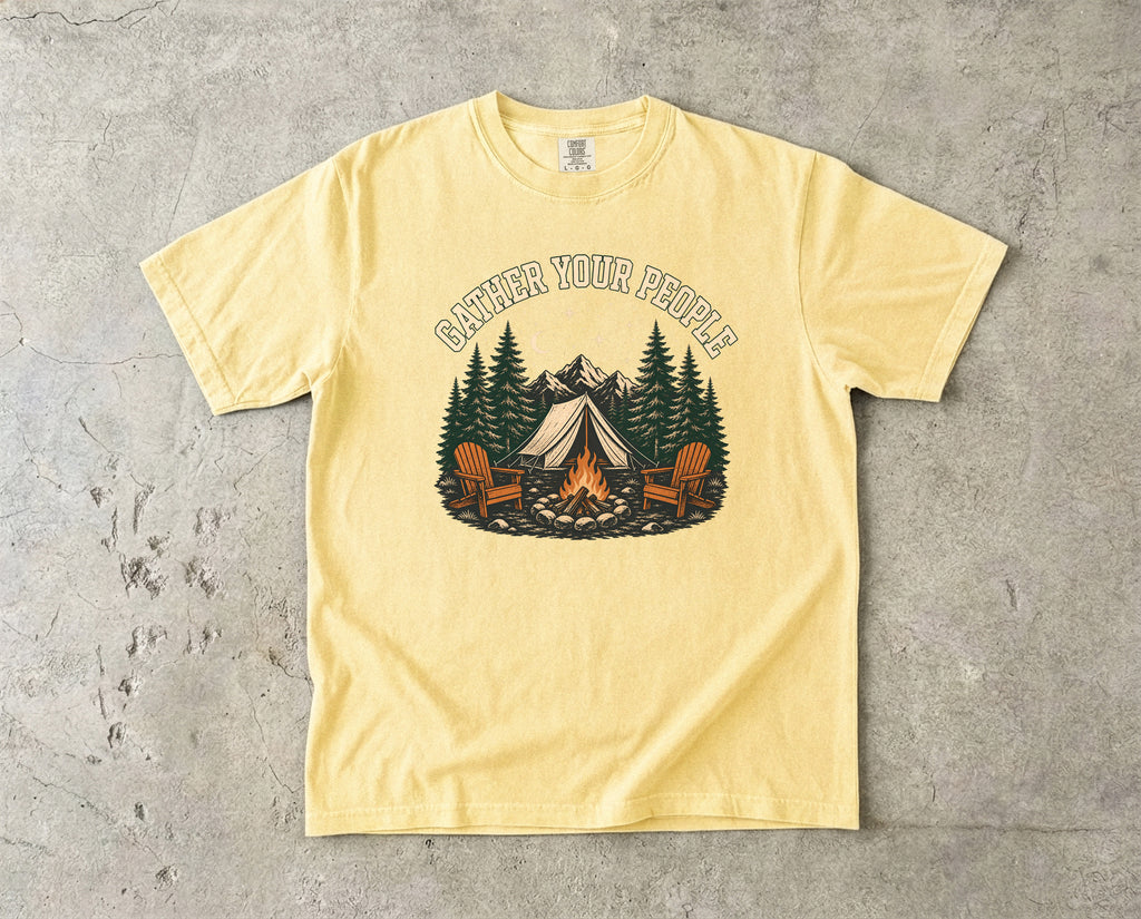Gather Your People Camping Adventure Shirt