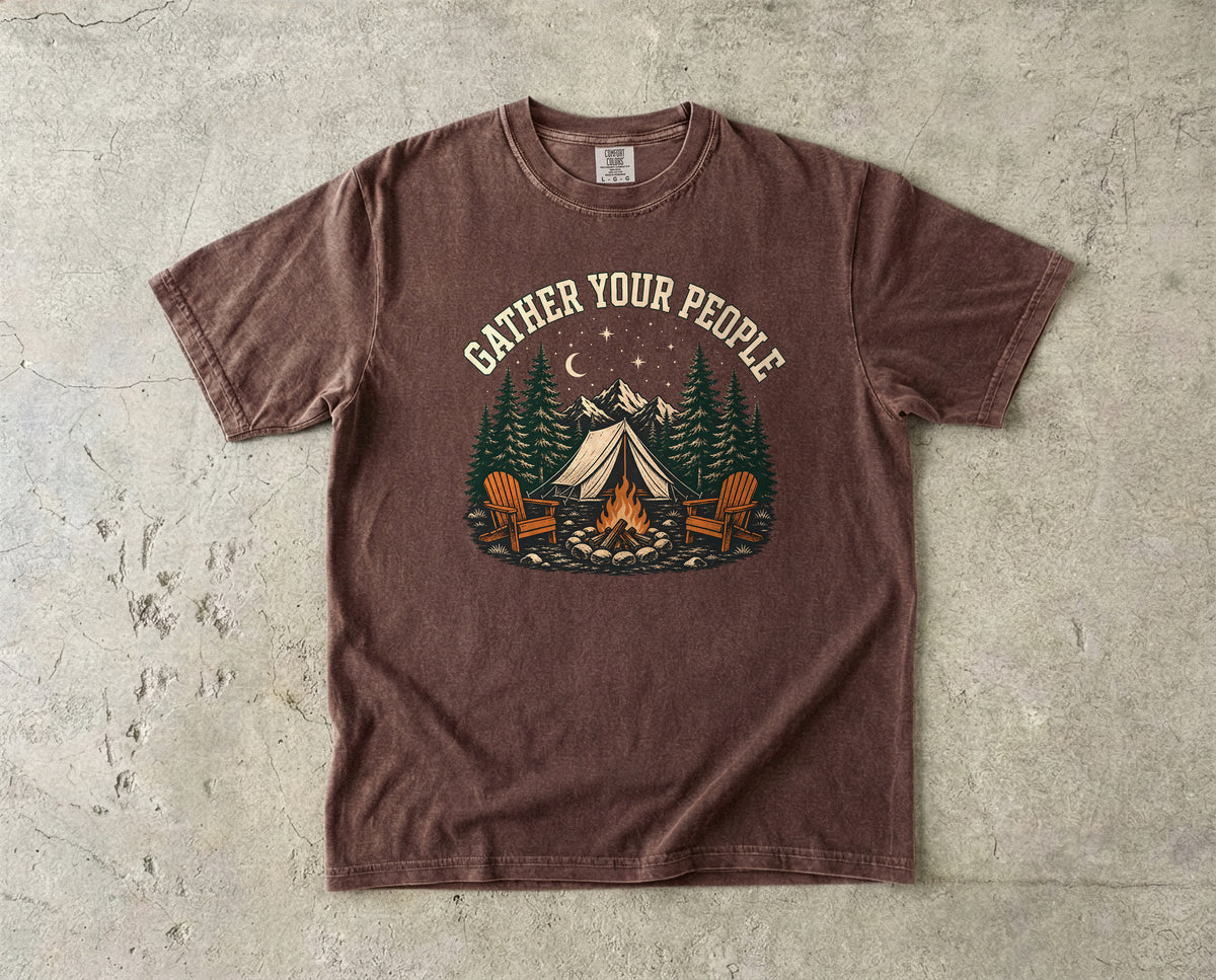 Gather Your People Camping Adventure Shirt