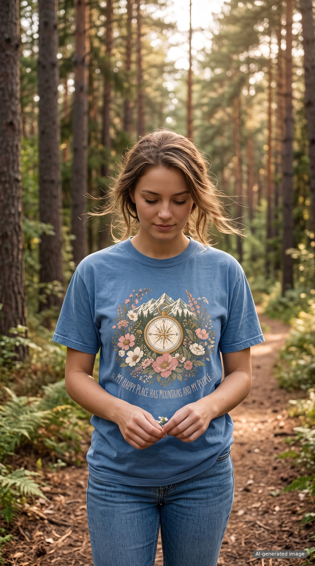 Mountains and My People Travel Mom Shirt