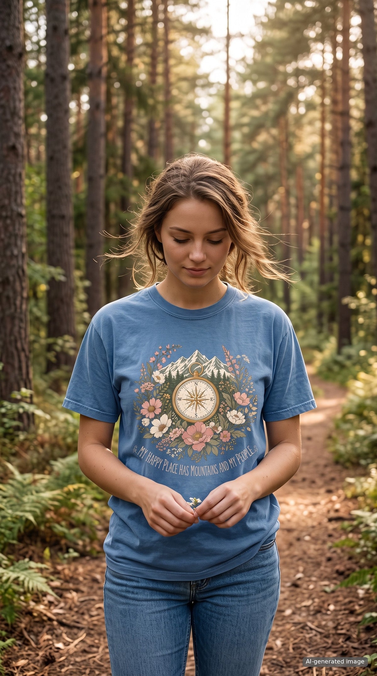 Mountains and My People Travel Mom Shirt