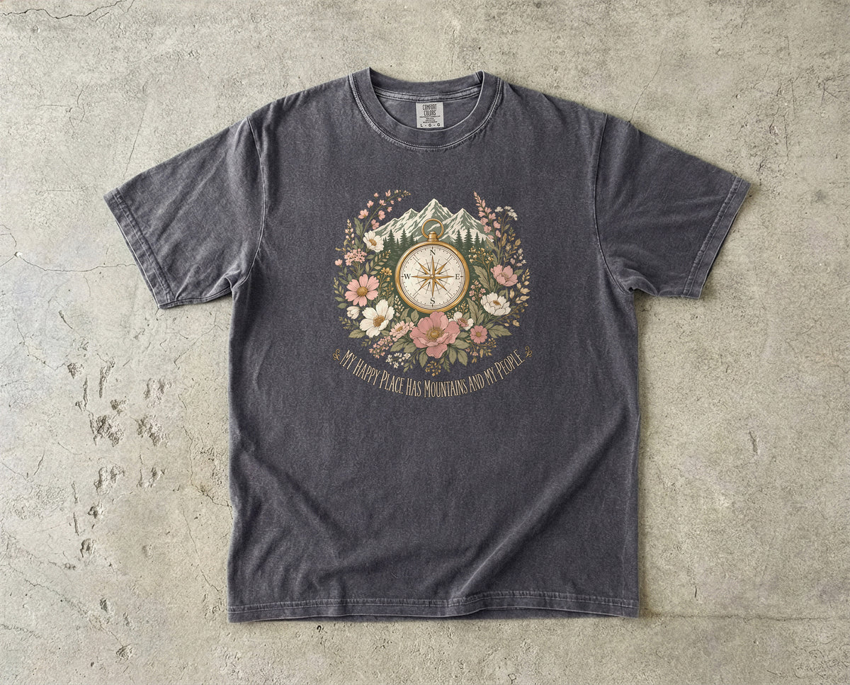 Mountains and My People Travel Mom Shirt