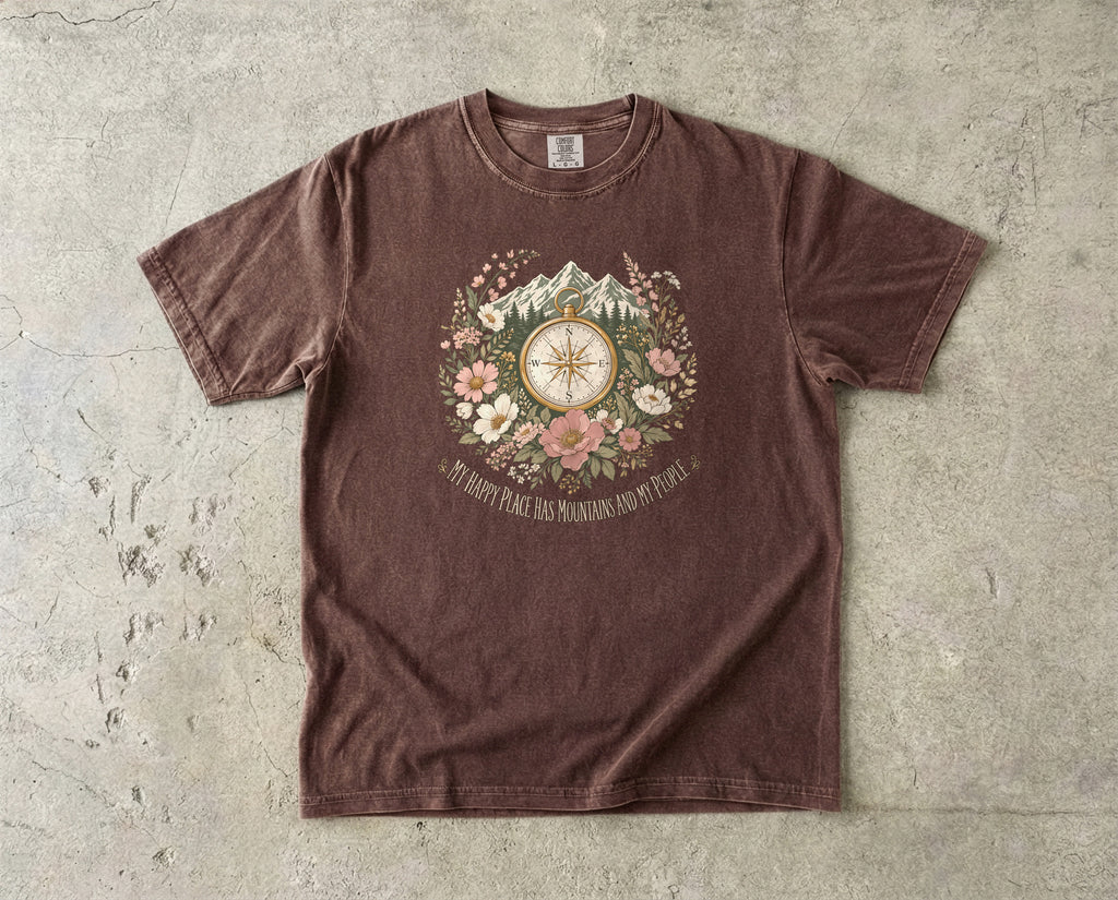 Mountains and My People Travel Mom Shirt