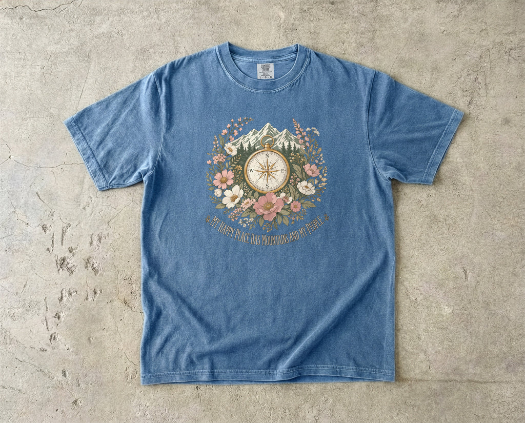 Mountains and My People Travel Mom Shirt