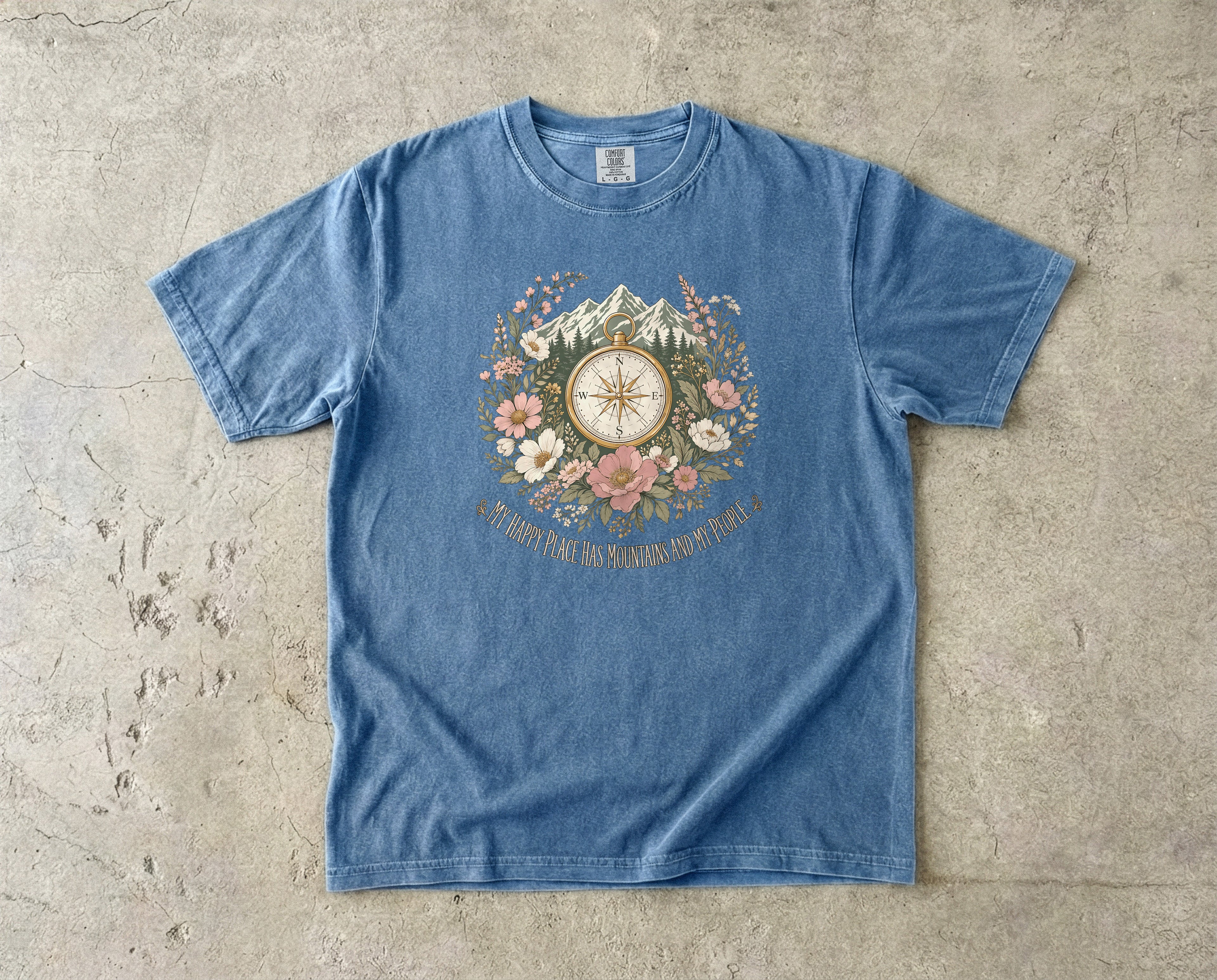 Mountains and My People Travel Mom Shirt