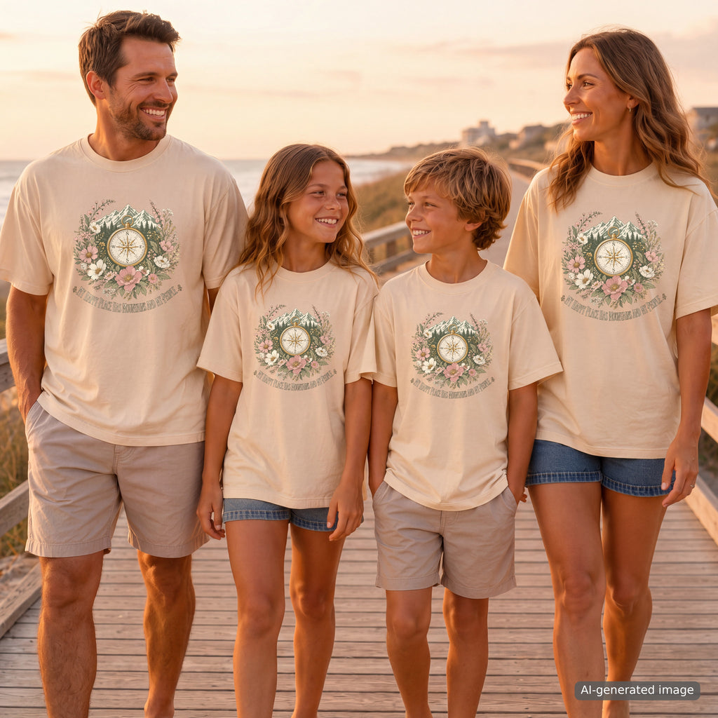 Mountains and My People Travel Mom Shirt