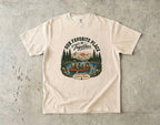 Our Favorite Place Is Together Family Adventure Shirt in Ivory – flat lay