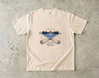 Family Miles Forever Memories Lake Vacation Shirt in Ivory – flat lay
