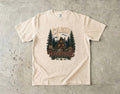 Cabin Weekend Society Vintage Cabin Shirt in Ivory – flat lay