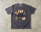 Pack Light Remember Everything Travel Planning Shirt in Pepper – flat lay