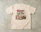 Friends Who Book the Trip Girls Getaway Shirt in Ivory – flat lay
