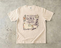 Planned With Love Lived Together Travel Mom Shirt in Ivory – flat lay