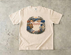 The People Make the Place Travel Shirt in Ivory – flat lay
