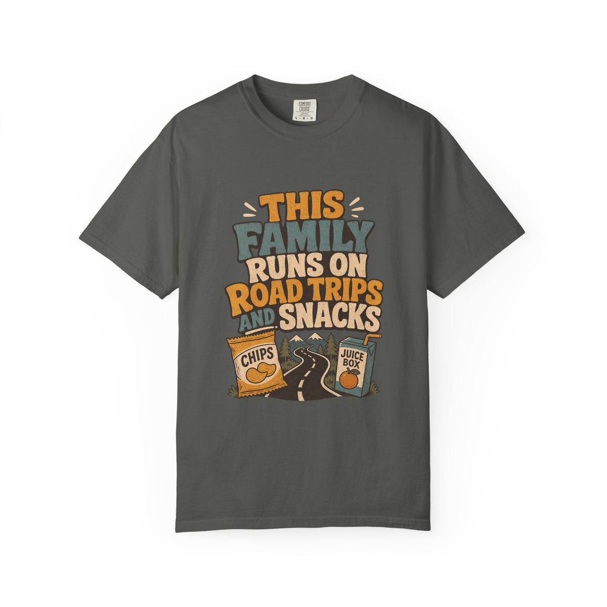 Road Trips and Snacks Family Travel Shirt