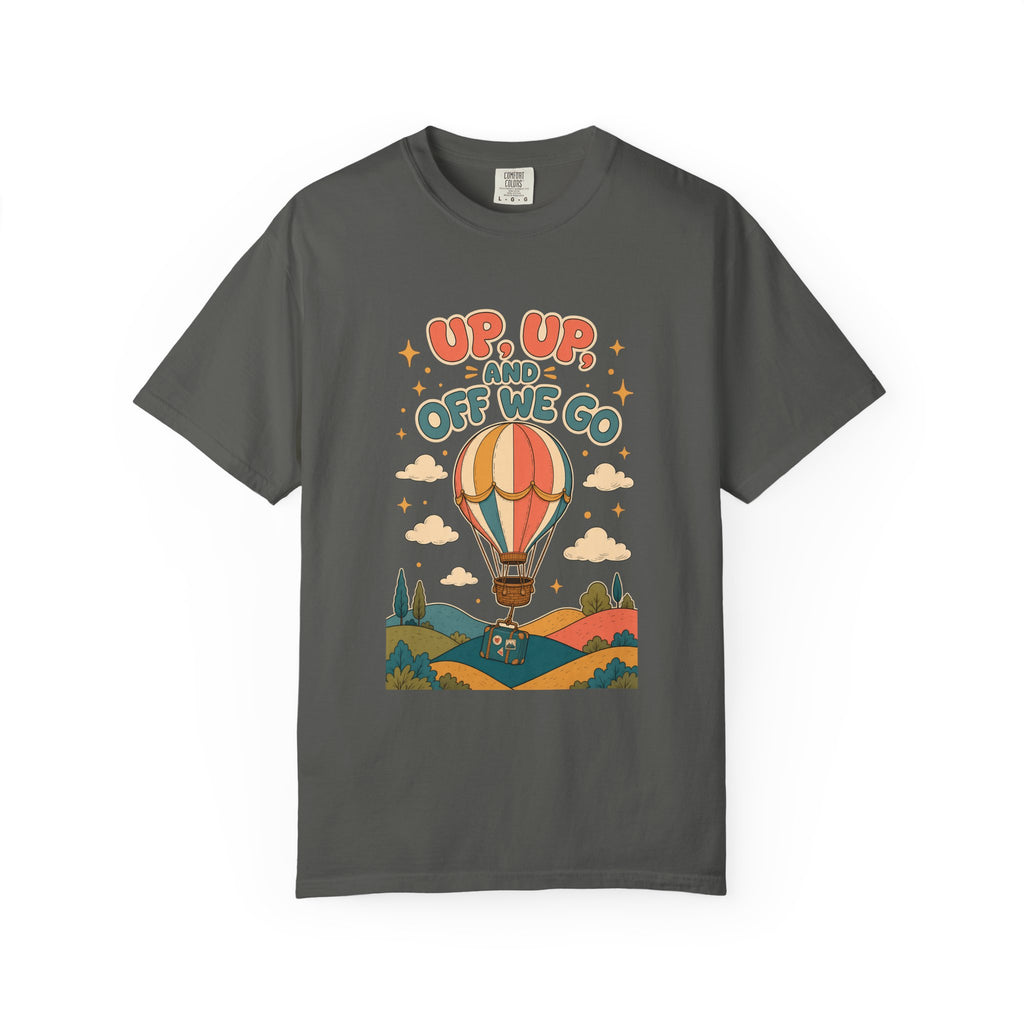 Up Up and Off We Go Hot Air Balloon Shirt