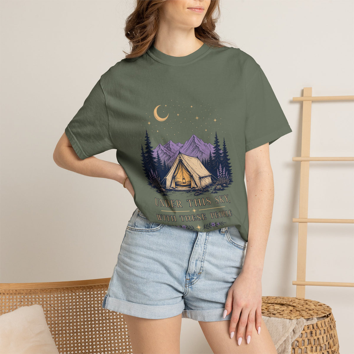 Under This Sky With These People Camping Shirt
