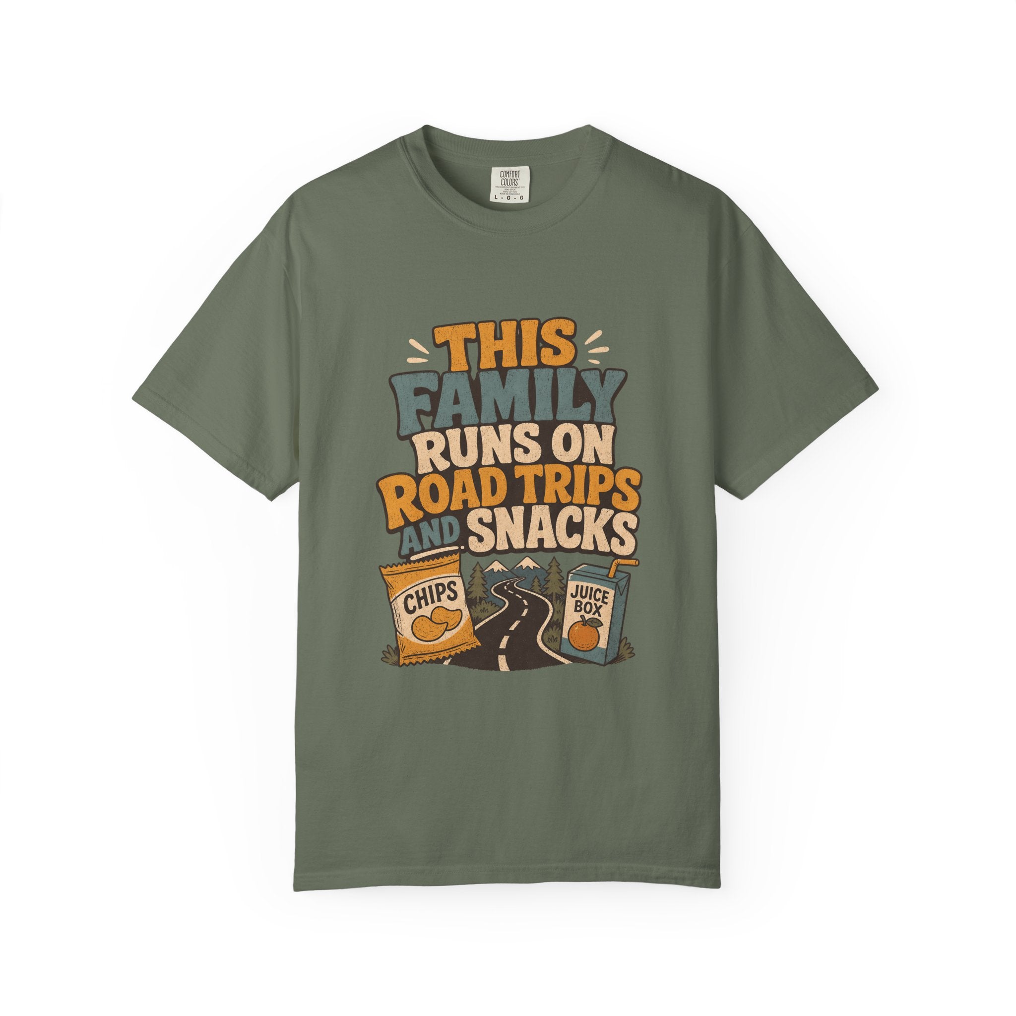 Road Trips and Snacks Family Travel Shirt