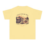 Collect Days Like These Youth Tee – Kids' Comfort Colors Family Travel Shirt in Butter – flat lay
