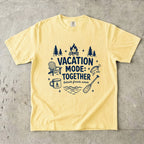 Vacation Mode Together Lake Vacation Shirt in Butter – flat lay