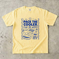 Pack the Cooler Find the Water Beach Vacation Shirt in Butter – flat lay