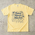 Making Memories Miles Away Road Trip Shirt in Butter – flat lay