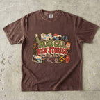 Same Car New Stories Road Trip Shirt in Espresso – flat lay