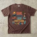 Same People New Postcard Road Trip Shirt in Espresso – flat lay