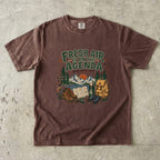 Fresh Air Is on the Agenda Mountain Adventure Shirt in Espresso – flat lay