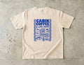 Cabin Coffee and Lake Swims Lake Vacation Shirt in Ivory – flat lay