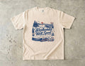 Weekends Well Spent Lake Vacation Shirt in Ivory – flat lay