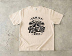 Family Road Trip Mode Shirt in Ivory – flat lay