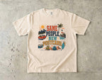 Same People New Postcard Road Trip Shirt in Ivory – flat lay