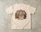 I'd Rather Buy the Plane Tickets Travel Mom Shirt in Ivory – flat lay
