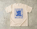 Lake Days Late Bedtimes Lake Vacation Shirt in Ivory – flat lay