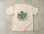 Family Trip Memories in the Making Shirt in Ivory – flat lay