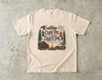 Cabin Time Is Quality Time Lake Vacation Shirt in Ivory – flat lay