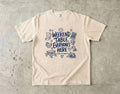 Weekend Table Everyone's Here Family Getaway Shirt in Ivory – flat lay