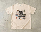 One More Stop Together Road Trip Shirt in Ivory – flat lay