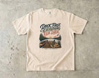 Dock First Everything Else Later Lake Vacation Shirt in Ivory – flat lay